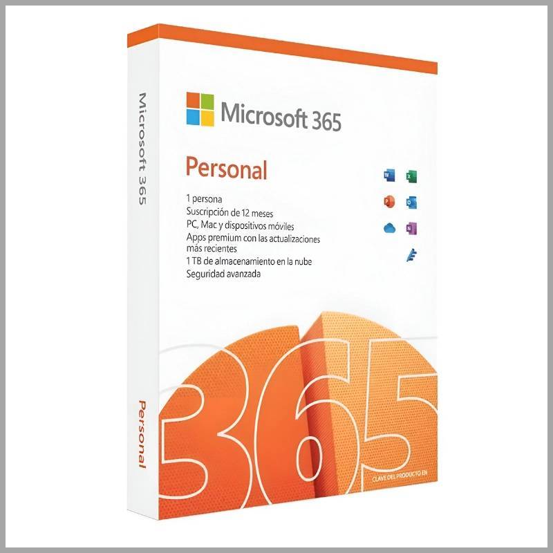 Microsoft 365 Personal - Licencia de suscripción por 1 año